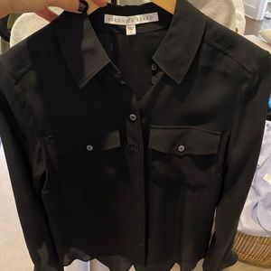 Silk Veronica Beard black blouse